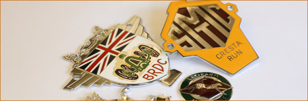 Enamelled Car Badges